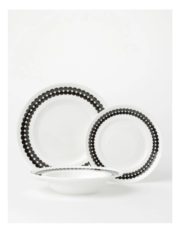 Wholesale βοΈ Vue Studio 12pc Dinner Set Black/White 𧨠1 Wholesale βοΈ Vue Studio 12pc Dinner Set Black/White π§¨