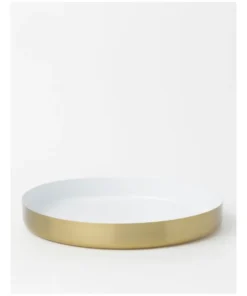 Discount 🌟 Heritage Heirloom Aura Round Serving Tray White ❤️