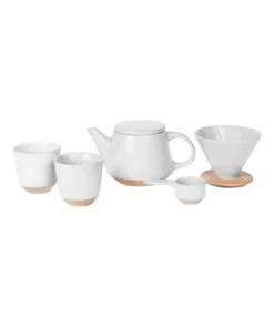 Promo ⌛ Robert Gordon Ritual Collection Coffee Set - Speckled White with raw speckled clay ⌛