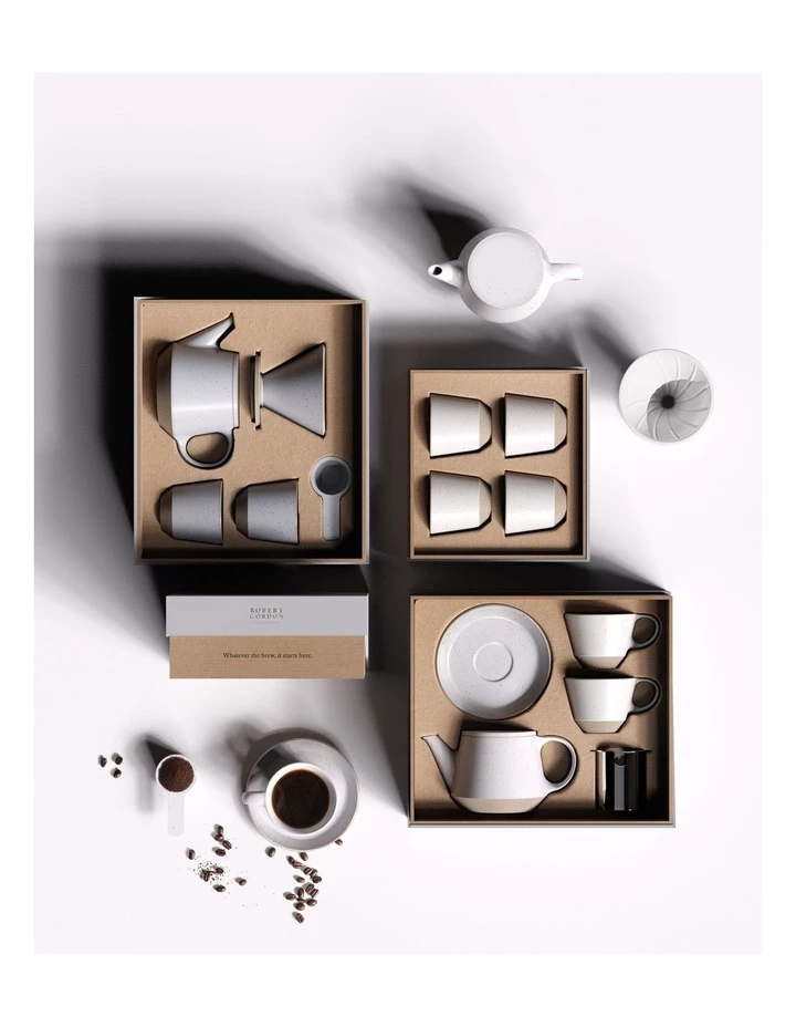 Promo ⌛ Robert Gordon Ritual Collection Coffee Set - Speckled White with raw speckled clay ⌛ 4 Promo ⌛ Robert Gordon Ritual Collection Coffee Set - Speckled White with raw speckled clay ⌛ - Image 4