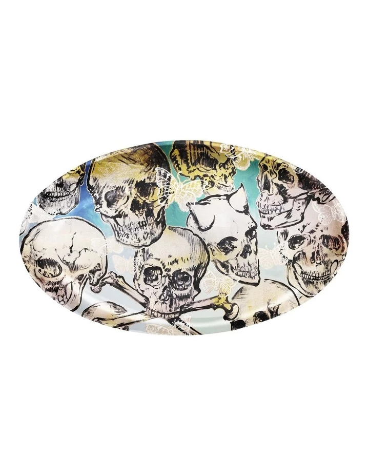 New π Robert Gordon X Bromley Platter Oval Big Skulls β 1 New π Robert Gordon X Bromley Platter Oval Big Skulls β