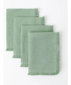 Budget ✔️ Australian House & Garden Fringed Linen Placemat Green ✨ 4 Budget ✔️ Australian House & Garden Fringed Linen Placemat Green ✨ -Dining Sales Store 830028430 2 720x928