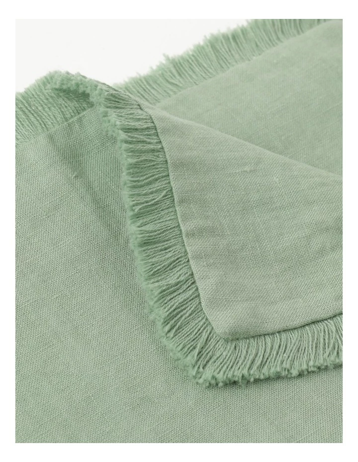 Budget ✔️ Australian House & Garden Fringed Linen Placemat Green ✨ 3 Budget ✔️ Australian House & Garden Fringed Linen Placemat Green ✨ - Image 3