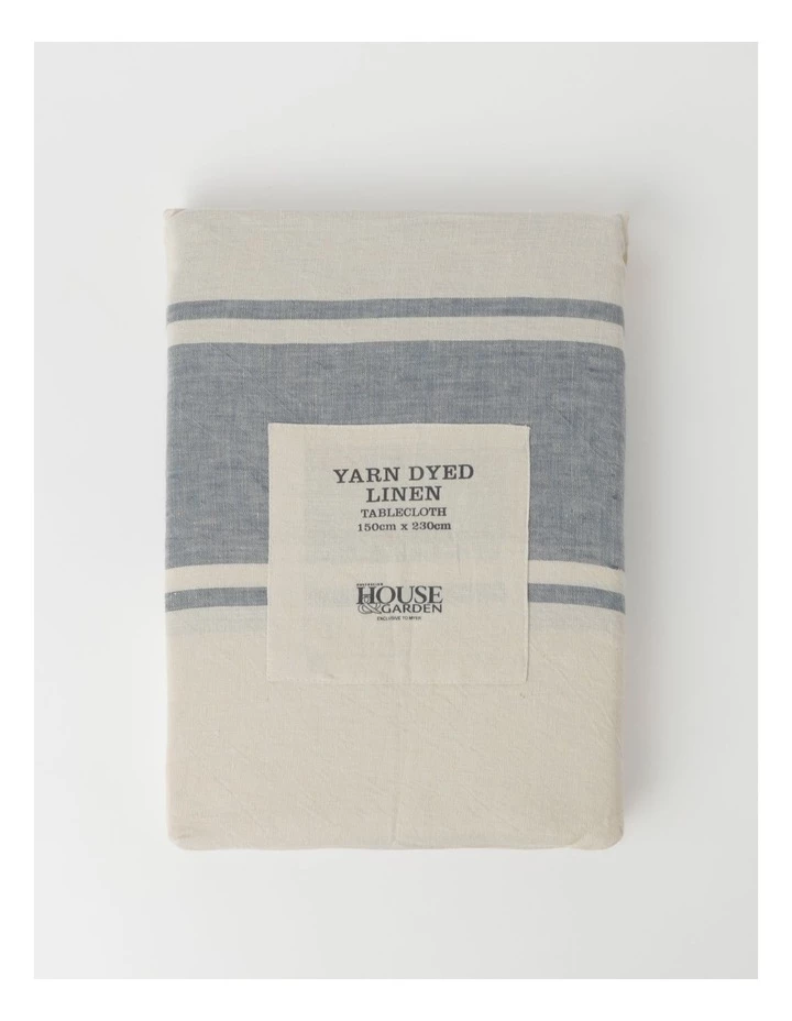 Top 10 ⭐ Australian House & Garden Yarn Dyed Linen Tablecloth - Denim Blue ⭐ 4 Top 10 ⭐ Australian House & Garden Yarn Dyed Linen Tablecloth - Denim Blue ⭐ - Image 4