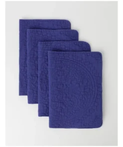 Hot Sale ✨ Heritage Quilted Placemat Pale Blue Set Of 4 ✔️