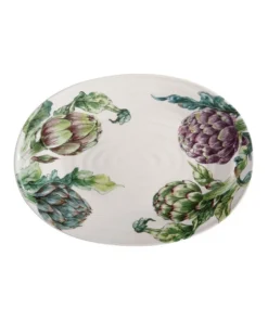 Outlet ⌛ Casa Domani Carciofi Oval Platter 45x33cm 💯