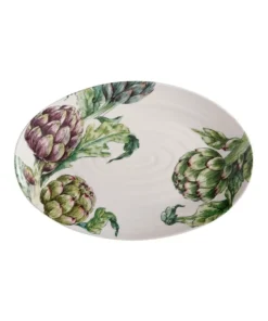 Wholesale 😉 Casa Domani Carciofi Oval Platter 38x26cm ✔️