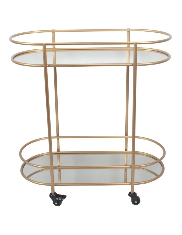 Best Sale β Vue Terrace Oval Bar Cart Mirror Tiers Gold π 1 Best Sale β Vue Terrace Oval Bar Cart Mirror Tiers Gold π