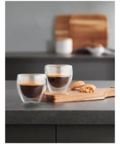 Best reviews of 🛒 The Cooks Collective Double Wall Glass Espresso 80ml Set of 2 ⭐ -Dining Sales Store 835102270 2 1 720x928