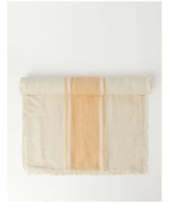 Budget 🎁 Australian House & Garden Yarn Dyed Linen Table Runner - Sand 😉