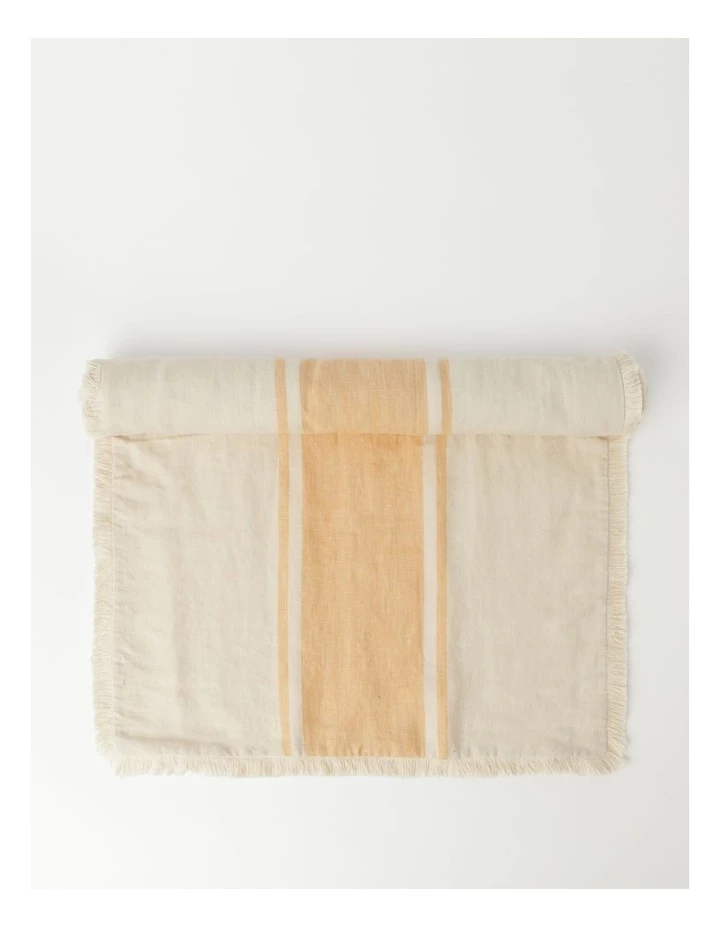 Budget π Australian House & Garden Yarn Dyed Linen Table Runner - Sand π 1 Budget π Australian House & Garden Yarn Dyed Linen Table Runner - Sand π