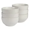 Deals 🎉 Cooper & Co Set of 6 13cm Stoneware Bowls In White 👍