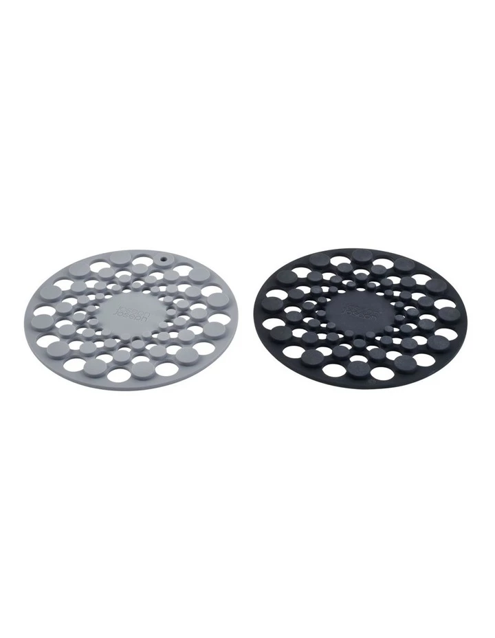 Wholesale ✨ Joseph Joseph Spot-On Set of 2 Silicone Trivets (Round) - Grey ❤️ 3 Wholesale ✨ Joseph Joseph Spot-On Set of 2 Silicone Trivets (Round) - Grey ❤️ - Image 3