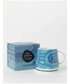 Top 10 👍 Emma Stenhouse x Vue Blue Meeting Place Mug and Coaster Set ⭐ -Dining Sales Store 835631290 4 720x928
