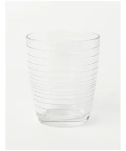 Coupon ❤️ Vue Edith Small Ribbed Glass 340ml Set Of 6 🥰