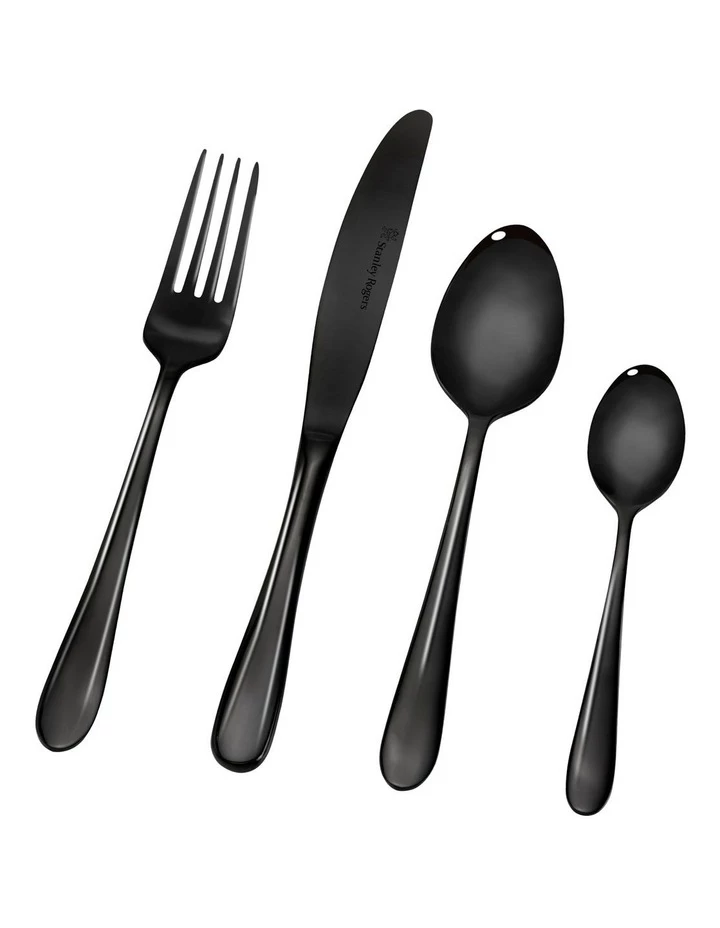 Best Sale ✔️ Stanley Rogers Albany24 Piece Cutlery Set Onyx ✨ 2 Best Sale ✔️ Stanley Rogers Albany24 Piece Cutlery Set Onyx ✨ - Image 2
