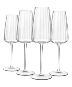 Brand new 😍 Luigi Bormioli Optica Flute 210ml 4 Pack 🛒 -Dining Sales Store 844281460 3 720x928