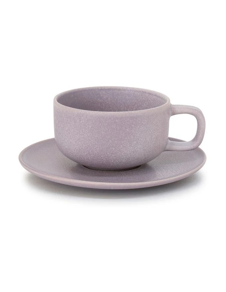 Coupon π Salt&Pepper Hue Tea Cup & Saucer - 200ml - Lilac π 1 Coupon π Salt&Pepper Hue Tea Cup & Saucer - 200ml - Lilac π