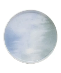 Deals ✨ Salt&Pepper Kanoko Round Platter - 33cm - Blue ✔️