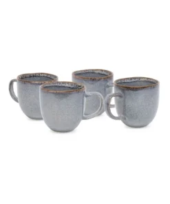 Deals ⭐ Salt&Pepper Series Mug - 380Ml - Set Of 4 - Sky 🤩