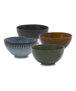 Budget π Salt&Pepper Osaka Bowl - 17cm - Set Of 4 π