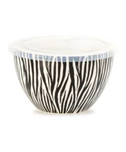 Cheap 👏 Salt&Pepper Lunch2Go 15cm Bowl With Lid Black Zebra 🎉