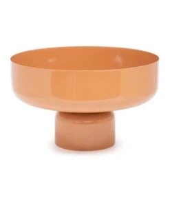 Outlet 👏 Salt&Pepper Amana Footed Fruit Bowl - 26cm - Burnt Orange 🔔