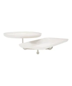 Best deal ⭐ Salt&Pepper Amana 2 Tier Stand - White 👍