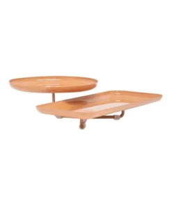 Outlet 😍 Salt&Pepper Amana 2 Tier Stand - Burnt Orange ✔️