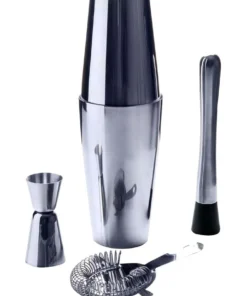 Best reviews of 😍 Salt&Pepper Bond Boston Shaker Set - 5 Piece - Silver 🛒