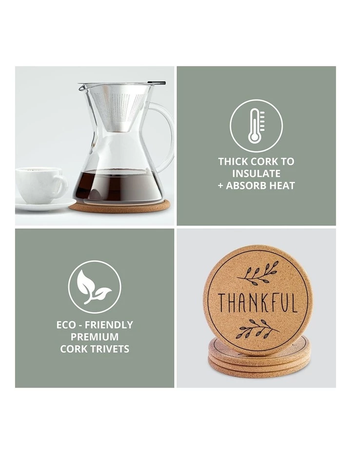 Buy π― Life Tree Cork Trivets 4 Pack - 18.5cm π 3 Buy π― Life Tree Cork Trivets 4 Pack - 18.5cm π - Image 3