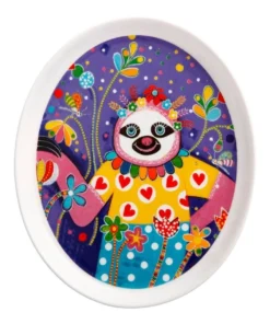 Discount ⌛ Maxwell & Williams Donna Sharam Rainbow Jungle Plate 16cm Slow Walker Gift Boxed 🧨