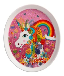Flash Sale β¨ Maxwell & Williams Donna Sharam Rainbow Jungle Plate 16cm Rainbow Unicorn Gift Boxed π€©
