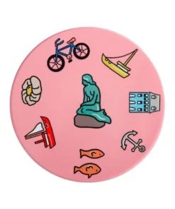 Best Sale 😀 Maxwell & Williams Megan McKean Cities Ceramic Round Coaster 10.5cm Copenhagen 💯