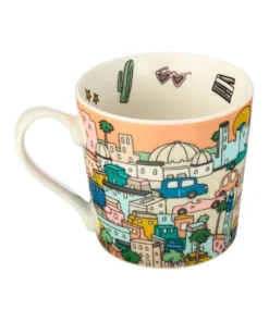 New 😉 Maxwell & Williams Megan McKean Cities Mug 430ML Los Angeles Gift Boxed 😀 -Dining Sales Store 850083400 4 720x928