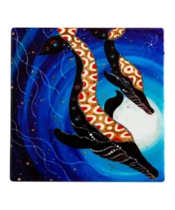 Promo 🛒 Maxwell & Williams Melanie Hava Journeys Ceramic Coaster 10cm Whales 🛒