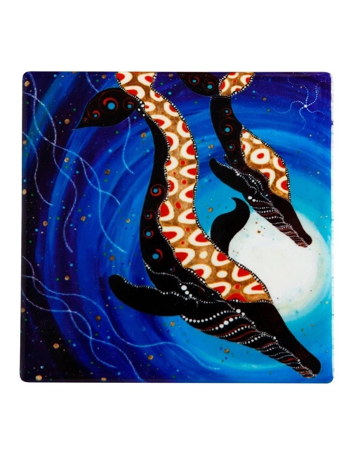 Promo π Maxwell & Williams Melanie Hava Journeys Ceramic Coaster 10cm Whales π 1 Promo π Maxwell & Williams Melanie Hava Journeys Ceramic Coaster 10cm Whales π