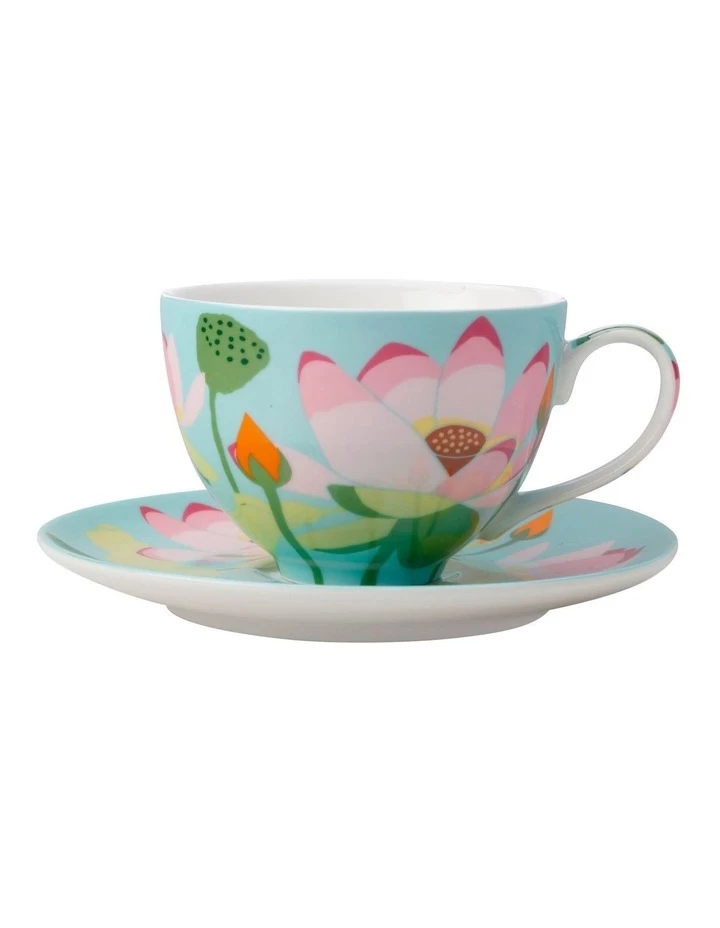 Wholesale π Maxwell & Williams Royal Botanic Gardens Lotus Cup & Saucer 240ML Mint Gift Boxed π₯ 1 Wholesale π Maxwell & Williams Royal Botanic Gardens Lotus Cup & Saucer 240ML Mint Gift Boxed π₯