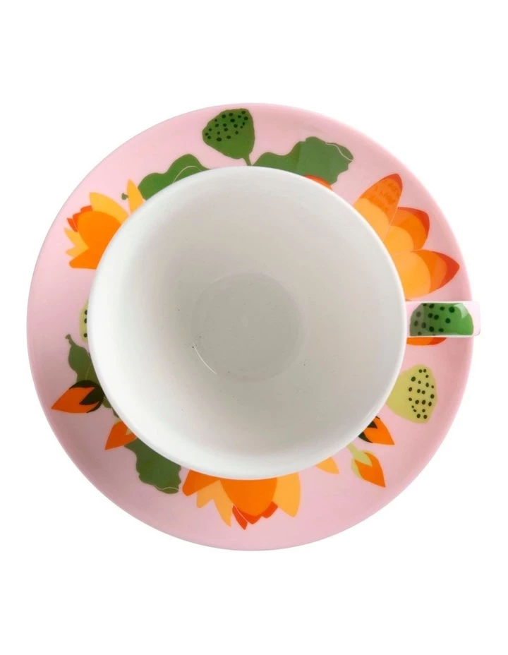 Outlet π Maxwell & Williams Royal Botanic Gardens Lotus Cup & Saucer 240ML Pink Gift Boxed π 2 Outlet π Maxwell & Williams Royal Botanic Gardens Lotus Cup & Saucer 240ML Pink Gift Boxed π - Image 2