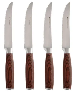 Flash Sale 🥰 Maxwell & Williams Stanton Steak Knife Set 4pc Wood Boxed 🛒