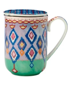 Flash Sale π Maxwell & Williams Teas & C's Zanzibar Lidded Mug With Infuser 340ML Gift Boxed π§¨