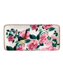 Flash Sale ⭐ Maxwell & Williams Teas & C's Silk Road Rectangle Platter 33x15.5cm White Gift Boxed 🔥