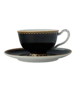 Brand new 🤩 Maxwell & Williams Teas & C's Classic Footed Cup & Saucer 200ML Black Gift Boxed ✨