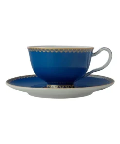 Discount ⌛ Maxwell & Williams Teas & C's Classic Footed Cup & Saucer 200ML Blue Gift Boxed ✔️