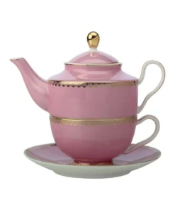 Discount ⌛ Maxwell & Williams Teas & C's Classic Tea for One with Infuser 380ML Hot Pink Gift Boxed ✨