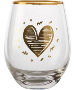Deals 😀 Maxwell & Williams The Letterettes Stemless Glass 500ML Heart Boxed ⌛