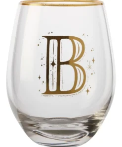 Best Pirce ๐งจ Maxwell & Williams The Letterettes Stemless Glass 500ML "B" Boxed ๐