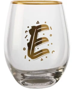 Cheap 🎁 Maxwell & Williams The Letterettes Stemless Glass 500ML "E" Boxed 🛒