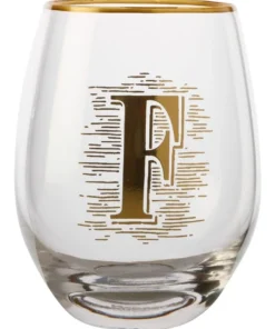 Deals 😉 Maxwell & Williams The Letterettes Stemless Glass 500ML "F" Boxed 😍