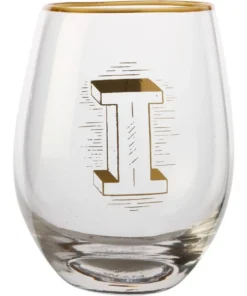 Buy ✔️ Maxwell & Williams The Letterettes Stemless Glass 500ML "I" Boxed ✔️